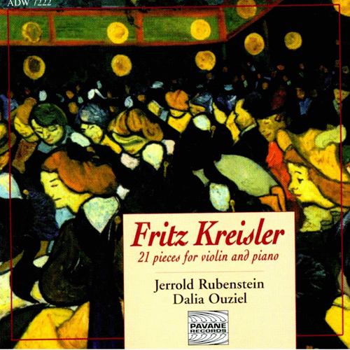 Imagen de apoyo de  Violin Recital: Rubenstein, Jerrold - KREISLER, F. / TARTINI, G. / DVORAK, A. / FALLA M. de / ALBENIZ, I. (21 Pieces for Violin and Piano)