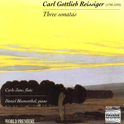 Imagen de apoyo de  REISSIGER, C.G.: Violin Sonatas (arr. A.B. Furstenau and C. Jans for flute) (Jans, Blumenthal)