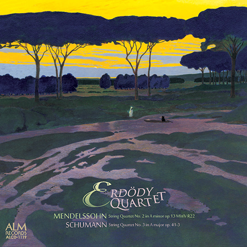 Imagen de apoyo de  MENDELSSOHN, Felix: String Quartet No. 2 / SCHUMANN, R.: String Quartet No. 3 (Erdody String Quartet)