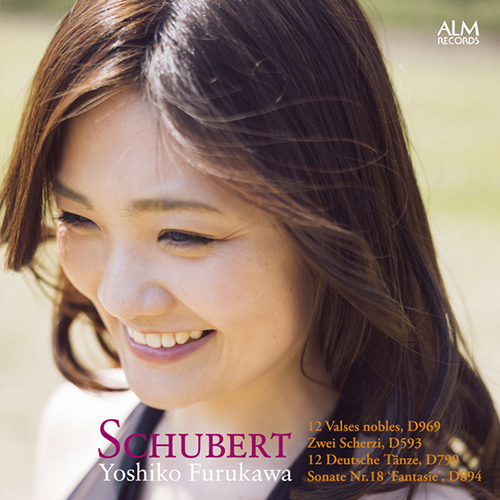 Imagen de apoyo de  SCHUBERT, F.: 12 Valses Nobles / 2 Scherzos / 12 German Dances (Ländler) / Piano Sonata No. 18 (Yoshiko Furukawa)