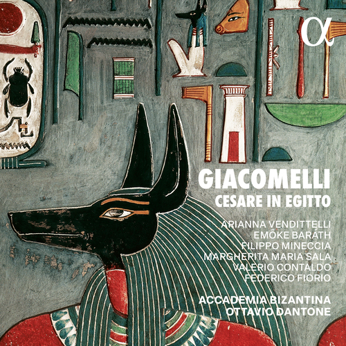 Imagen de apoyo de  GIACOMELLI, G.: Cesare in Egitto (critical edition by O. Dantone and B. Ticci) [Opera] (Venditelli, Baráth, Mineccia, Accademia Bizantina, Dantone)