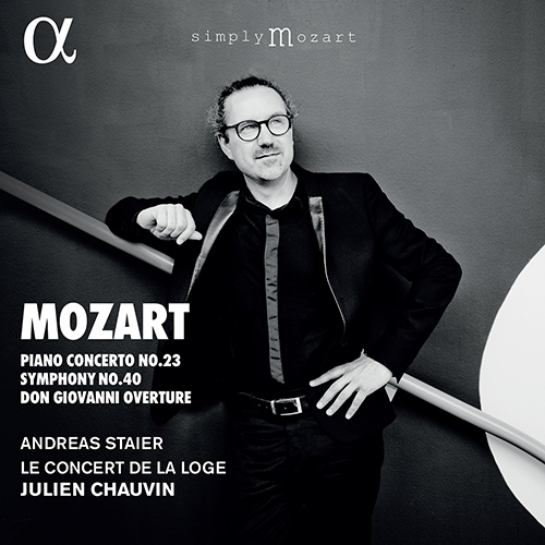 Imagen de apoyo de  MOZART, W.A.: Piano Concerto No. 23 / Symphony No. 40 / Don Giovanni Overture (Staier, Le Concert de la Loge, Chauvin)
