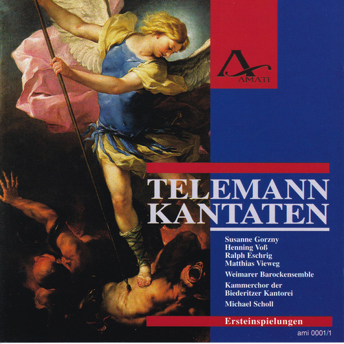 Imagen de apoyo de  TELEMANN, G.P.: Cantatas (Biederitzer Kantorei, Weimar Baroque Ensemble, Scholl)