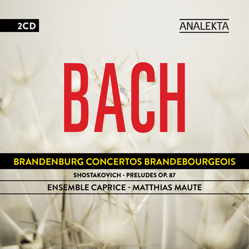 Imagen de apoyo de  BACH, J.S.: Brandenburg Concertos / SHOSTAKOVICH, D.: Preludes, Op. 87 (Maute, Ensemble Caprice)