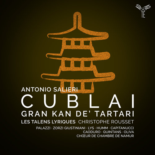 Imagen de apoyo de  SALIERI, A.: Cublai gran kan de' Tartari [Opera] (Palazzi, Giustiniani, Lys, Namur Chamber Choir, Les Talens Lyriques, Rousset)
