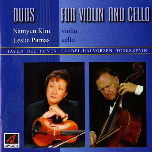 Imagen de apoyo de  Chamber Music for Violin and Cello - HAYDN, J. / BEETHOVEN, L. van / HALVORSEN, J. / TCHEREPNIN, A. (Nam-Yun Kim, Parnas)