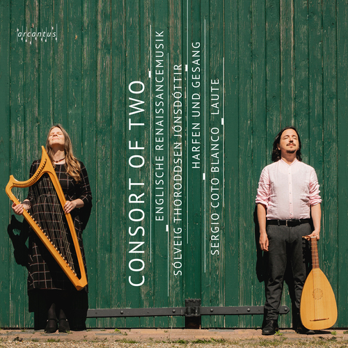 Imagen de apoyo de  English Renaissance Music - ALLISON, R. / BENNET, J. / DOWLAND, J. / HOLBORNE, A. / JOHNSON, J. (Consort of Two) (Jónsdóttir, Blanco)