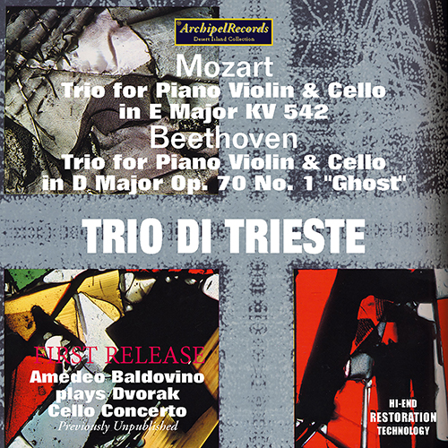 Imagen de apoyo de  MOZART, W.A. / BEETHOVEN, L. van: Piano Trios / DVOŘÁK, A.: Cello Concerto (Trio di Trieste)