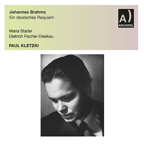 Imagen de apoyo de  BRAHMS, J.: Deutsches Requiem (Ein) (Stader, Fischer-Dieskau, Radio France Choir, Paris National Opera Orchestra, Kletzki) (1956)