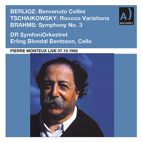 Imagen de apoyo de  BERLIOZ, H.: Benvenuto Cellini / TCHAIKOVSKY, P.I.: Variations on a Rococo Theme / BRAHMS, J.: Symphony No. 3 (Danish Radio Symphony, Monteux) (1962)