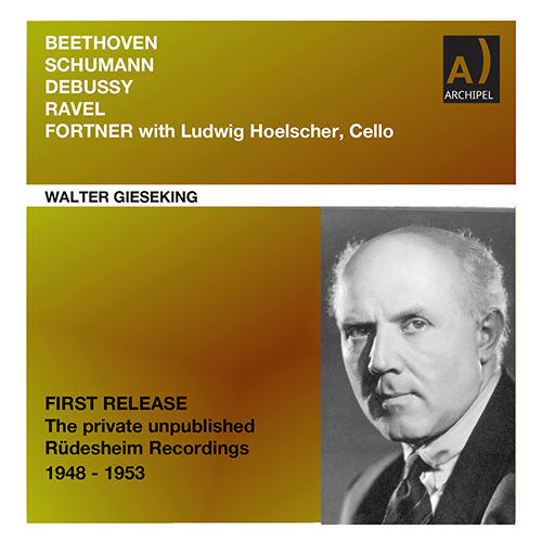 Imagen de apoyo de  Piano Recital: Gieseking, Walter - BEETHOVEN, L. van / SCHUMANN, R. / RAVEL, M. / FORTNER, W. (1948-1953)