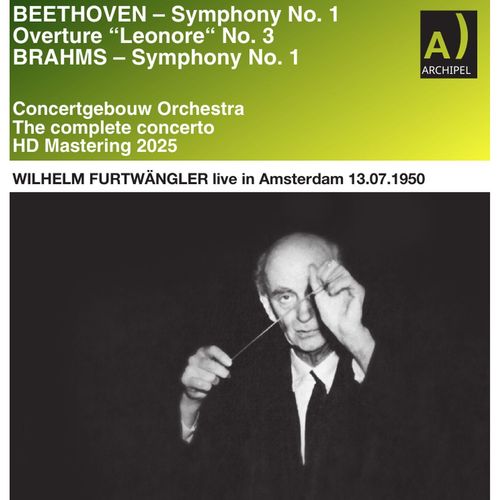 Imagen de apoyo de  Orchestral Music (German) - BEETHOVEN, L. van / BRAHMS, J. (Concertgebouw Orchestra, Furtwängler) (1950)