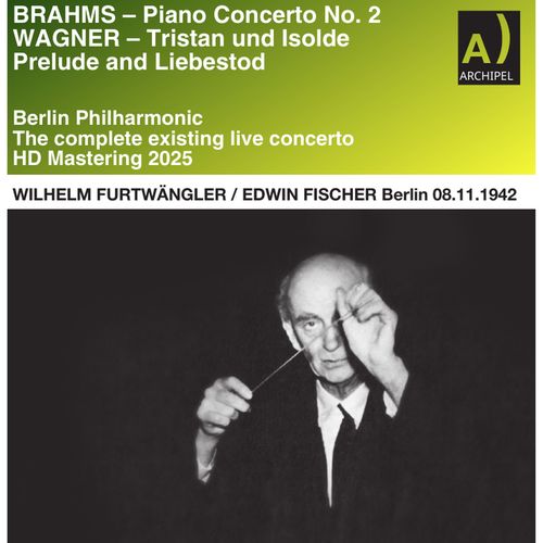 Imagen de apoyo de  BRAHMS, J.: Piano Concerto No. 2 / WAGNER, R.: Tristan und Isolde, Act I: Prelude - Act III: Isolde's Liebestod (Berlin Philharmonic, Furtwängler)