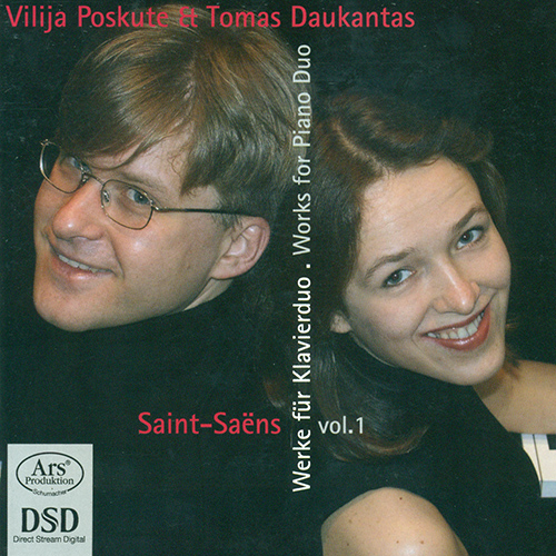 Imagen de apoyo de  SAINT-SAENS, C.: Piano Duos, Vol. 1 - Suite algerienne / Variations on a Theme of Beethoven / Scherzo (Daukantas, Poskute)