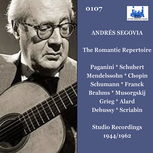 Imagen de apoyo de  SEGOVIA, Andrés: Romantic Repertoire (The) (Studio Recordings 1944, 1962)