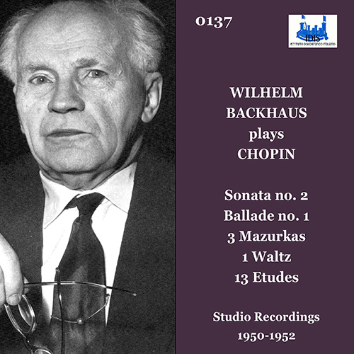 Imagen de apoyo de  CHOPIN, F.: Piano Music (Backhaus) (1950-1952)