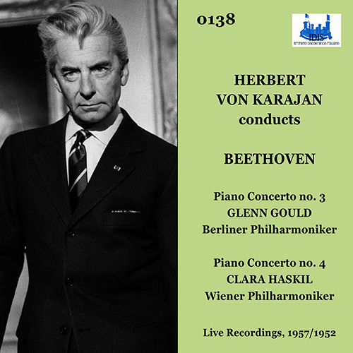 Imagen de apoyo de  BEETHOVEN, L. van: Piano Concertos Nos. 3 and 4 (Gould, Haskil, Berlin Philharmonic, Vienna Philharmonic, Karajan) (1952, 1957)