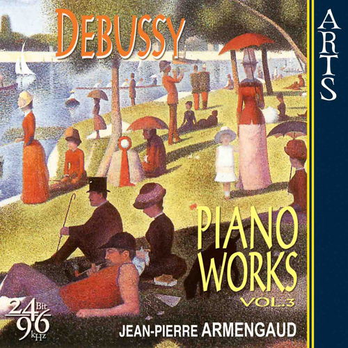 Imagen de apoyo de  DEBUSSY, C.: Piano Works, Vol. 3 (Armengaud) - Suite bergamasque / Children's Corner / Danse bohemienne / Arabesques