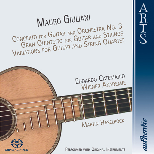 Imagen de apoyo de  GIULIANI, M.: Guitar Concerto No. 3 / Grandi Variazioni e Polonese / Grandi Variazioni e Polonese (Catemario)