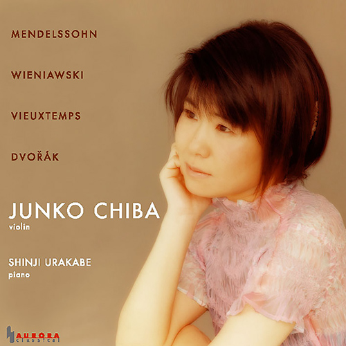 Imagen de apoyo de  Violin Recital: Chiba, Junko - MENDELSSOHN, Felix / WIENIAWSKI, H. / VIEUXTEMPS, H. / DVOŘÁK, A.