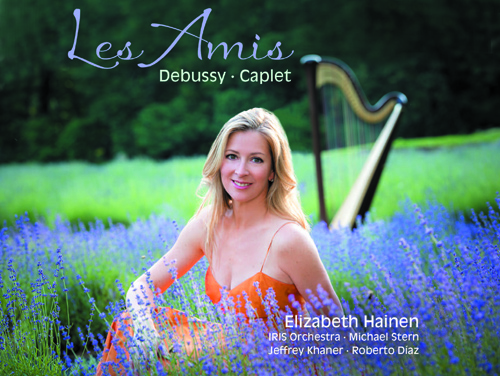 Imagen de apoyo de  Harp Recital: Hainen, Elizabeth - DEBUSSY, C. / CAPLET, A. (Les Amis)