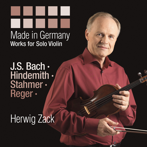 Imagen de apoyo de  Violin Recital: Zack, Herwig - BACH, J.S. / HINDEMITH, P. / STAHMER, K.H. / REGER, M. (Made in Germany)