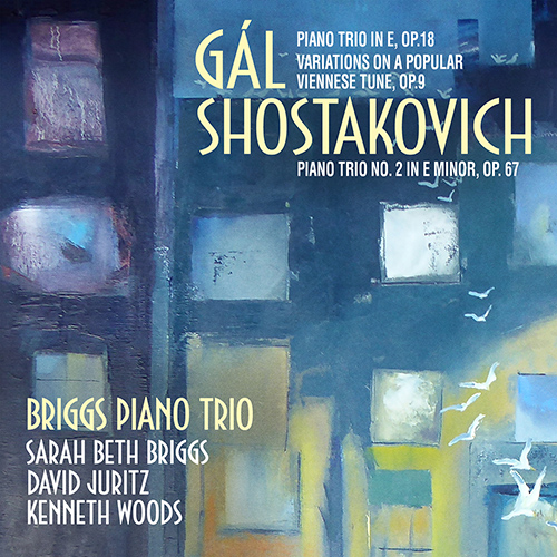 Imagen de apoyo de  GÁL, H.: Piano Trio in E Major / Variations on a Viennese Heurigen Melody / SHOSTKOVICH, D.: Piano Trio No. 2 (Briggs Piano Trio)