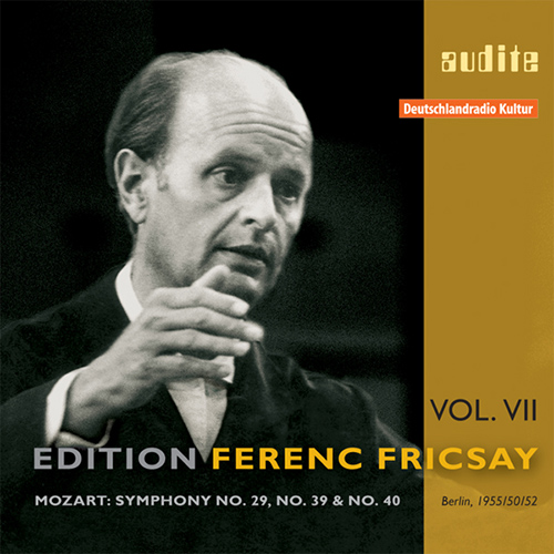 Imagen de apoyo de  MOZART, W.A.: Symphonies - Nos. 29, 39, 40 (Edition Ferenc Fricsay, Vol. 7) (RIAS Symphony, Fricsay) (1950, 1952, 1955)