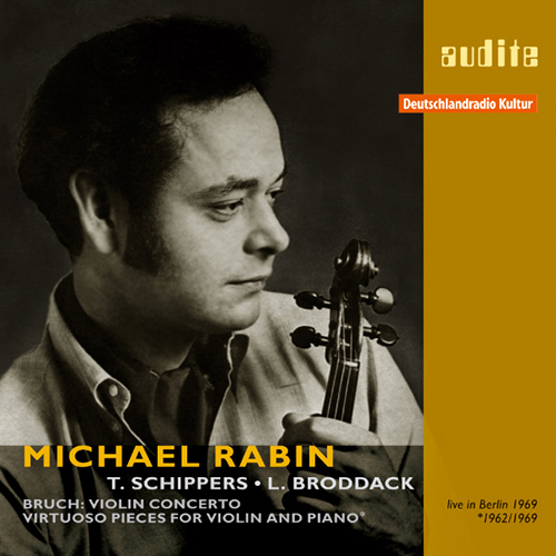 Imagen de apoyo de  Violin Recital: Rabin, Michael - BRUCH, M. / KROLL, W. / WIENIAWSKI, H. / TCHAIKOVSKY, P.I. / SARASATE, P. de / SAINT-SAENS, C. (1962, 1969)