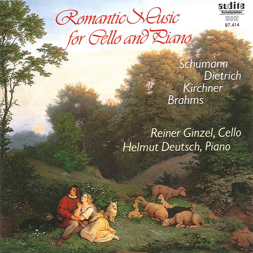 Imagen de apoyo de  Cello and Piano Recital: Ginzel, Reiner / Deutsch, Helmut - DIETRICH, A. / BRAHMS, J. / KIRCHNER, T. (Romantic Music for Cello and Piano)