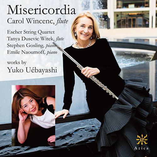 Imagen de apoyo de  UÉBAYASHI, Yuko: Misericordia / Au-delà du Temps / Town Lights (Wincenc, T.D. Witek, S. Gosling, Naoumoff, Escher String Quartet)