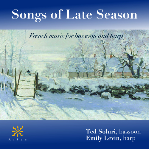 Imagen de apoyo de  Songs of Late Season - ANDRÈS, B. / BIZET, G. / FAURÉ, G. / JOLIVET, A. / TOURNIER, M. (Soluri, Levin)