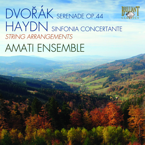 Imagen de apoyo de  DVOŘÁK, A.: Serenade, Op. 44 / HAYDN, J.: Sinfonia Concertante, Hob.I:105 (arr. for chamber ensemble) (Amati Ensemble)