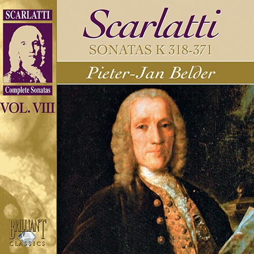 Imagen de apoyo de  SCARLATTI, D.: Keyboard Sonatas (Complete), Vol. 8 - K.318-371 (Belder)