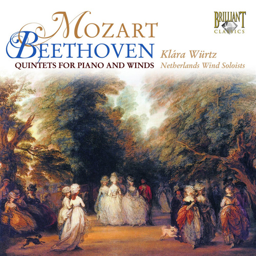 Imagen de apoyo de  MOZART, W.A.: Piano Quintet, K. 452 / BEETHOVEN, L. van: Piano Quintet, Op. 16 (Netherlands Wind Ensemble, Würtz)