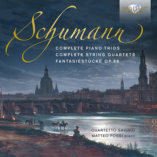 Imagen de apoyo de  SCHUMANN, R.: Piano Trios (Complete) / String Quartets Nos. 1-3 / Fantasiestücke (Fossi, Quartetto Savinio)