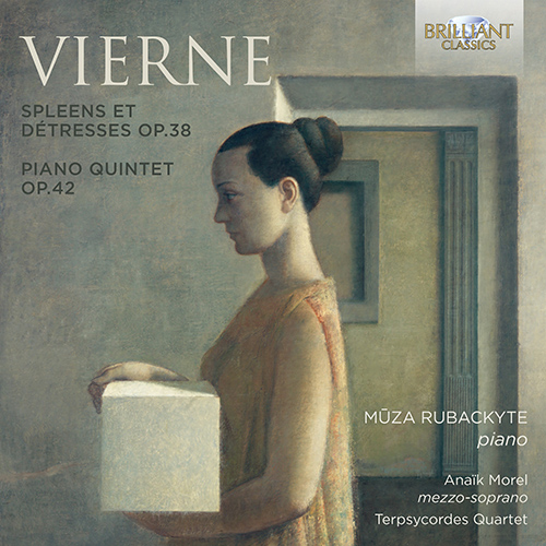 Imagen de apoyo de  VIERNE, L.: Spleens et détresses / Piano Quintet (Morel, Rubackytė, Terpsycordes Quartet)