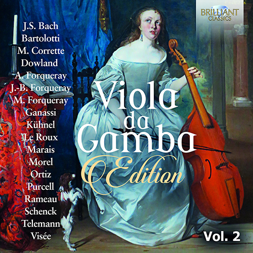 Imagen de apoyo de  Viola da Gamba Edition, Vol. 2 -  BARTOLOTTI, A.M. / FORQUERAY, A. and M. / LE ROUX, G. / MARAIS, M. / VISÉE, R. de