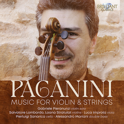Imagen de apoyo de  PAGANINI, N.: Music for Violin and Strings (Pieranunzi, Lombardo, Stratulat, Improta, Sanarica, Mariani)