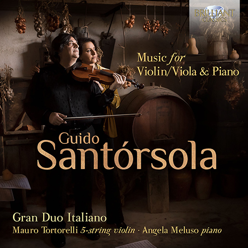 Imagen de apoyo de  SANTÓRSOLA, G.: Chôro No. 2 / Saudade / Violin Sonata (Music for Violin/Viola and Piano) (Gran Duo Italiano)