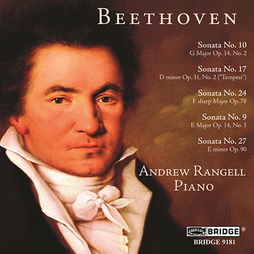 Imagen de apoyo de  BEETHOVEN, L. van: Piano Sonatas Nos. 9, 10, 17, "Tempest", 24, 27 (Rangell)