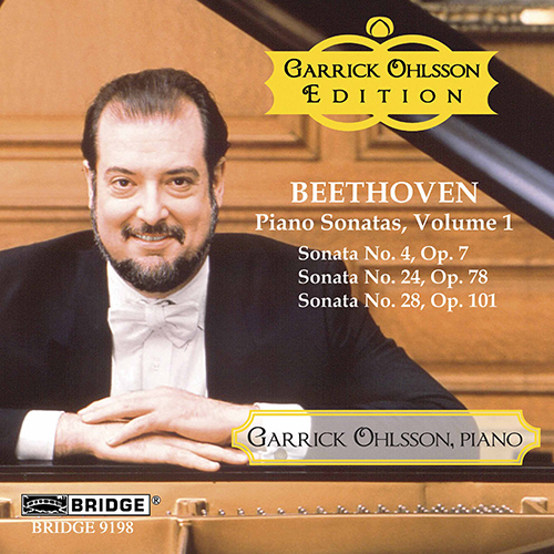Imagen de apoyo de  BEETHOVEN, L. van: Piano Sonatas, Vol. 1 - Nos. 4, 24, 28 (Garrick Ohlsson Edition, Vol. 2)