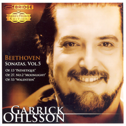 Imagen de apoyo de  BEETHOVEN, L. van: Piano Sonatas, Vol. 5 - Nos. 8, 14, 21 (Garrick Ohlsson Edition, Vol. 6)