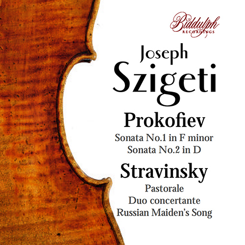 Imagen de apoyo de  PROKOFIEV, S.: Violin Sonatas Nos. 1-2 / STRAVINSKY, I.: Pastorale / Duo concertant / Chanson russe (Szigeti, Joseph Levine, Stravinsky) (1945-1949)