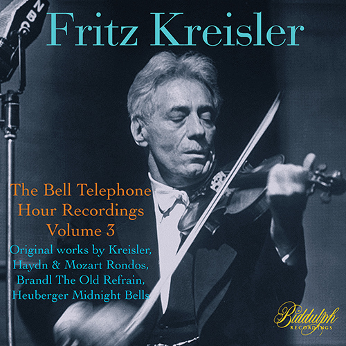 Imagen de apoyo de  KREISLER, Fritz: Bell Telephone Hour Recordings (The), Vol. 3 (1944-1950)