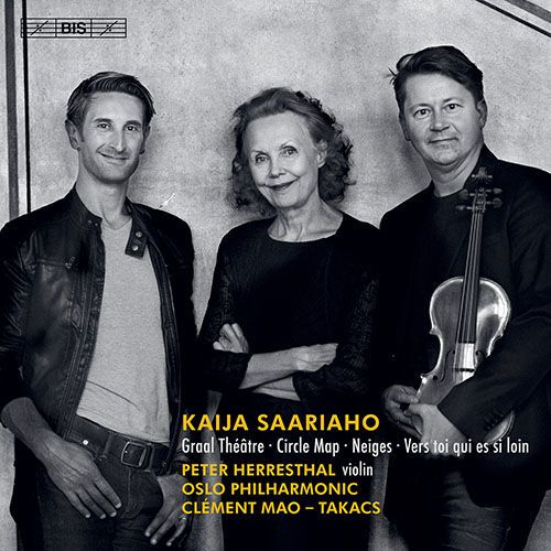 Imagen de apoyo de  SAARIAHO, K.: Graal théâtre / Circle Map / Neiges / Vers toi qui es si loin / (P. Herresthal, Oslo Philharmonic, Mao-Takacs)