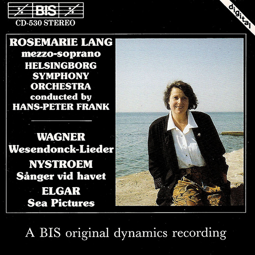 Imagen de apoyo de  WAGNER / NYSTROEM / ELGAR: Lieder