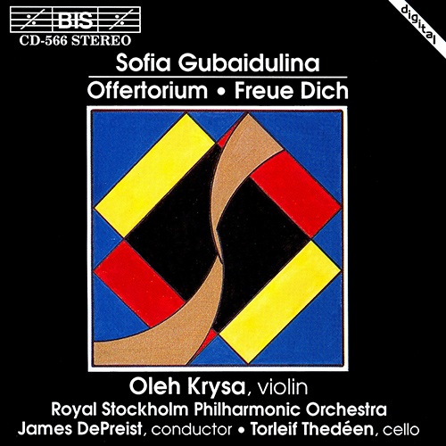 Imagen de apoyo de  GUBAIDULINA: Offertorium / Rejoice! Freue dich