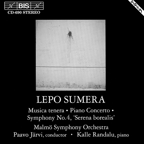 Imagen de apoyo de  SUMERA: Musica tenera / Piano Concerto / Symphony No. 4