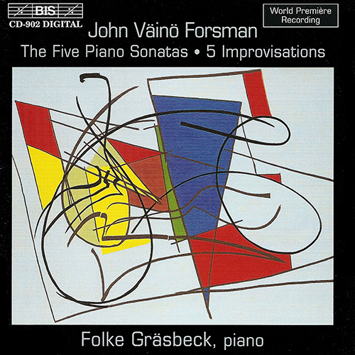 Imagen de apoyo de  FORSMAN: Piano Sonatas Nos. 1-5  / 5 Improvisations